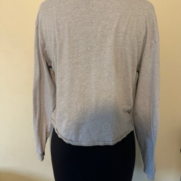 Grey "No Worries" Shirt  8647 - Picture 2 of 7